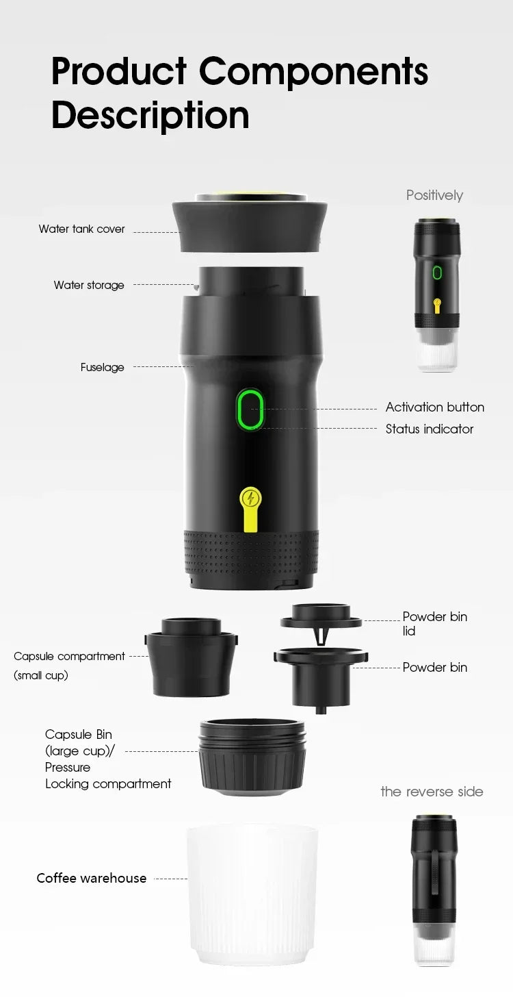 Electric Portable Coffee Machine