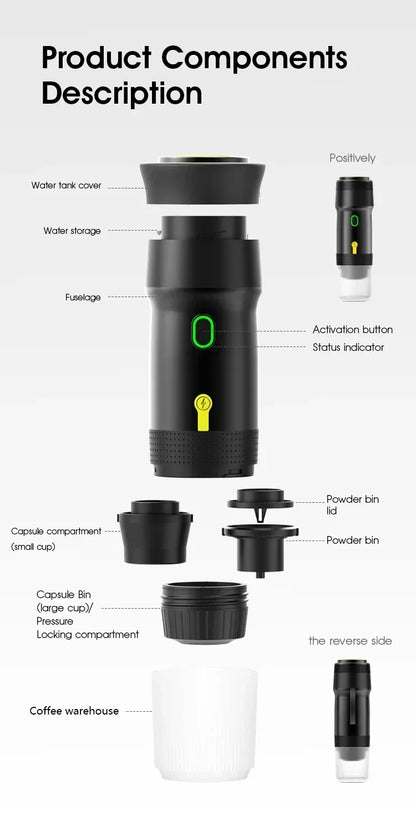 Electric Portable Coffee Machine
